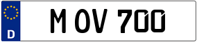 Truck License Plate